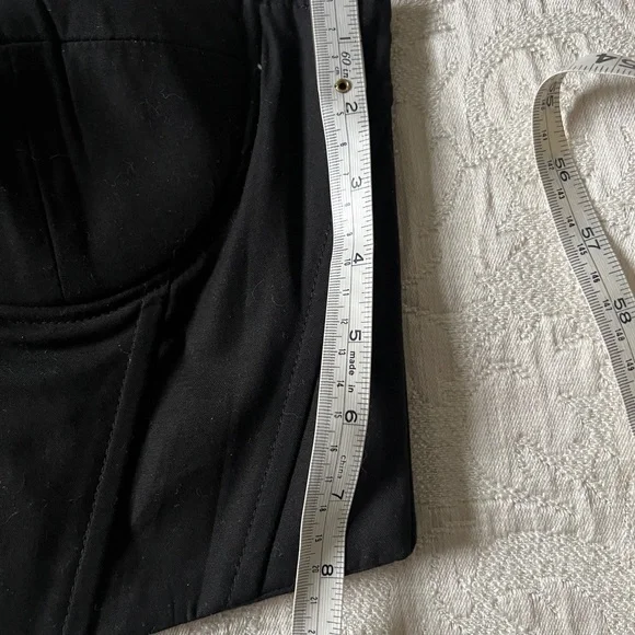 SHEIN Black corset style top - Picture 6 of 7